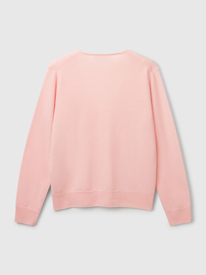 V NECK SWEATER L/S Women image number 5